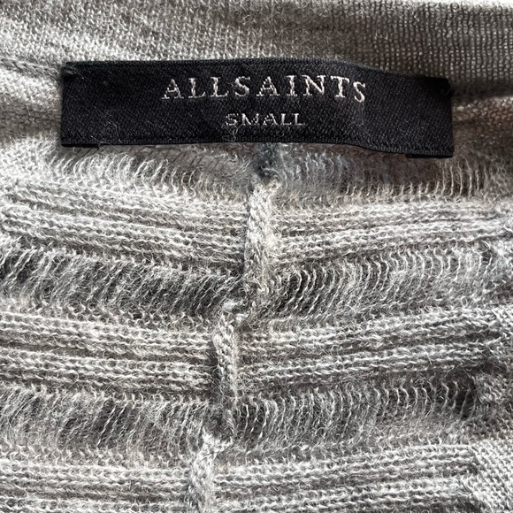 ALLSAINTS HANDKERCHIEF VNECK SWEATER - Picture 9 of 12